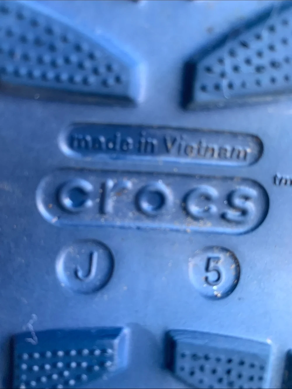 Crocs kids Navy Waterproof Rain Boots Pull Up J 5
